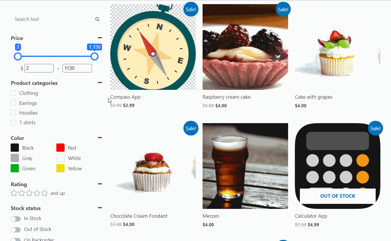 Woocommerce Product Filter
