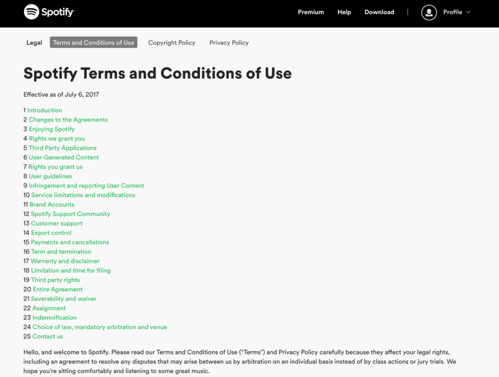 Terms and Conditions