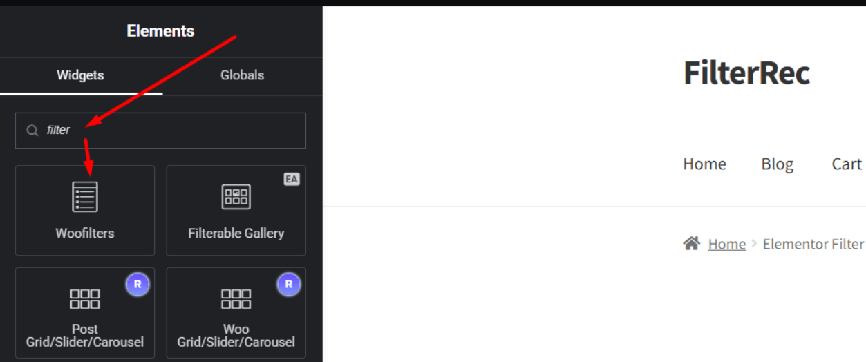 elementoe widget