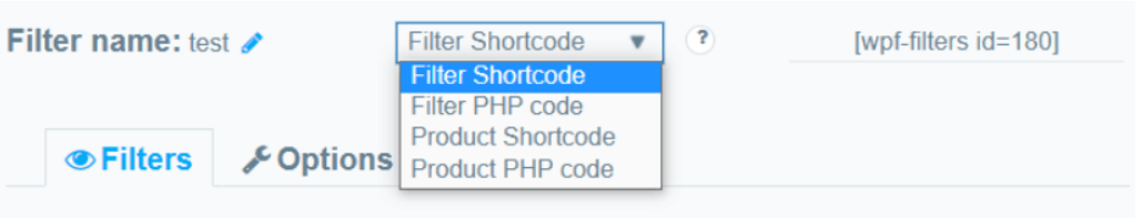 Shortcode choosing