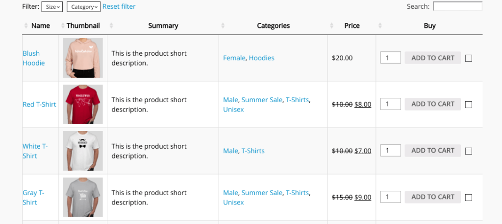 WooCommerce order form