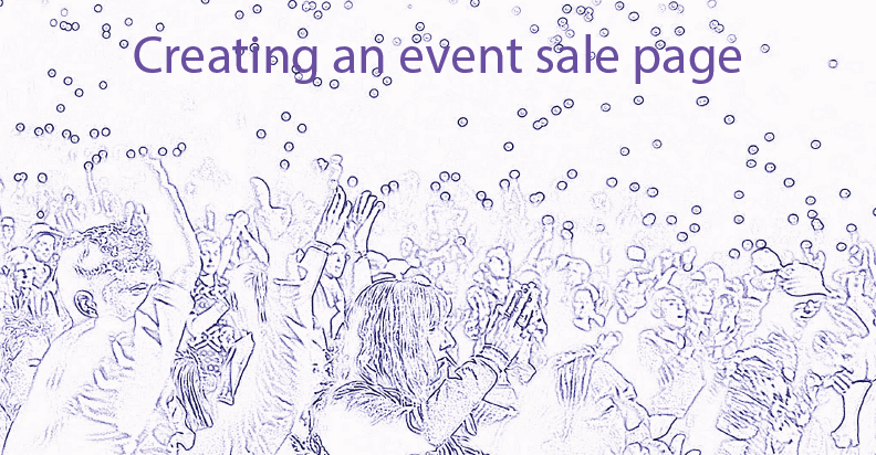 event sale page