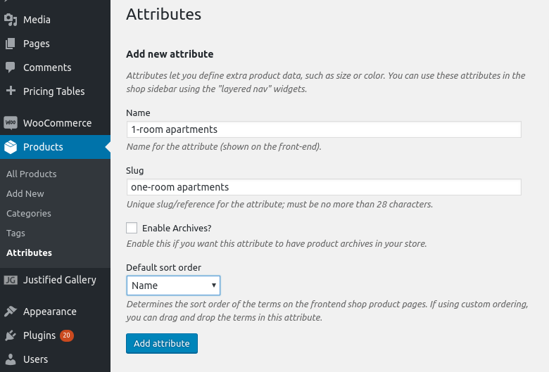 attributes