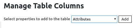 manage columns