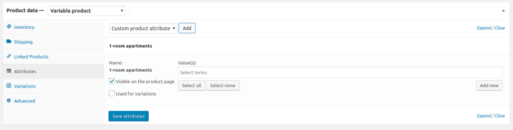 product data