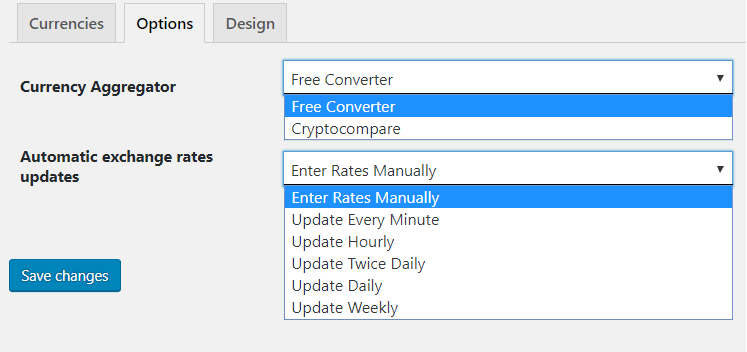 options