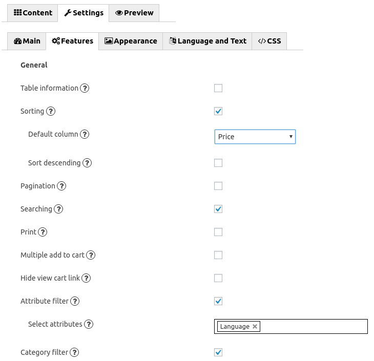 Sorting, Searchin, Filtering