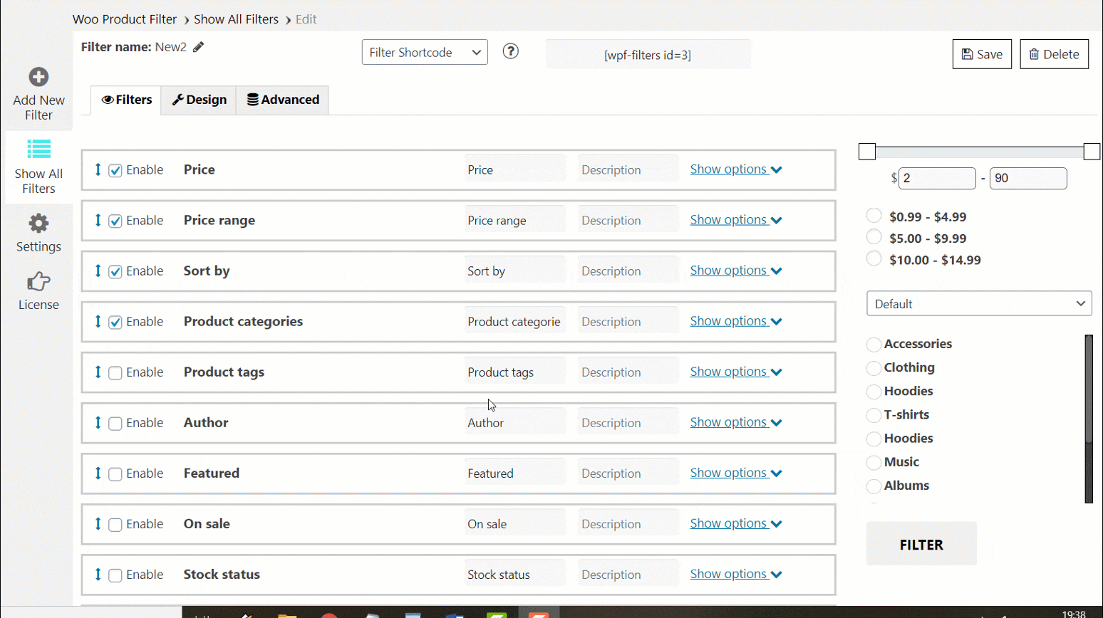 Wordpress product filter plugin is a simple and reliable sorting tool for digital store