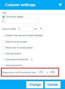 Responsive mod