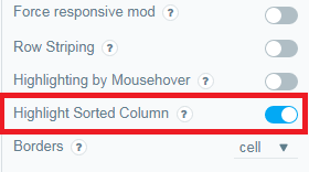 Highlight-Sorted-Column