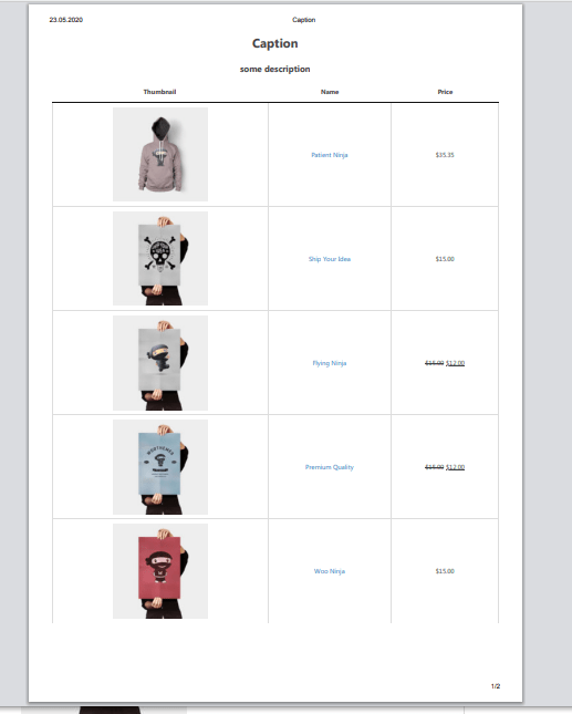 print option