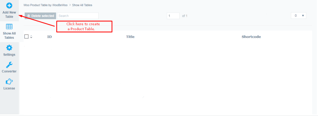 2. Create Your First Product Table - WBW - Best WooCommerce Plugins Add ...