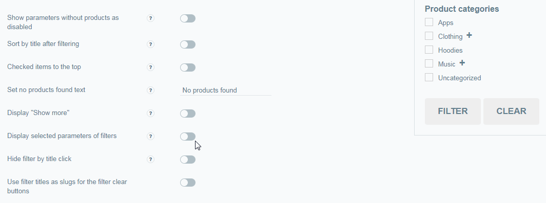Content tab