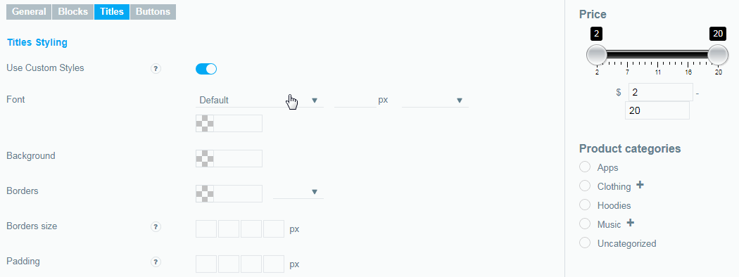 Customizing Title Design