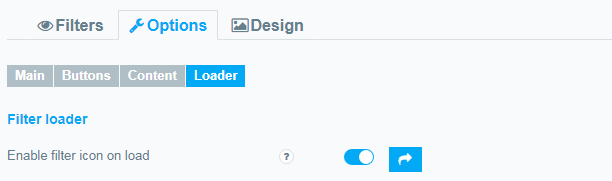 filter icon on load