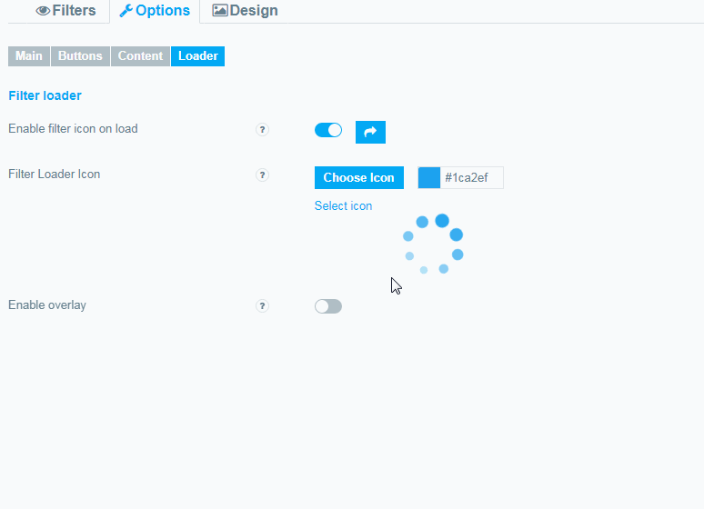 Enable overlay