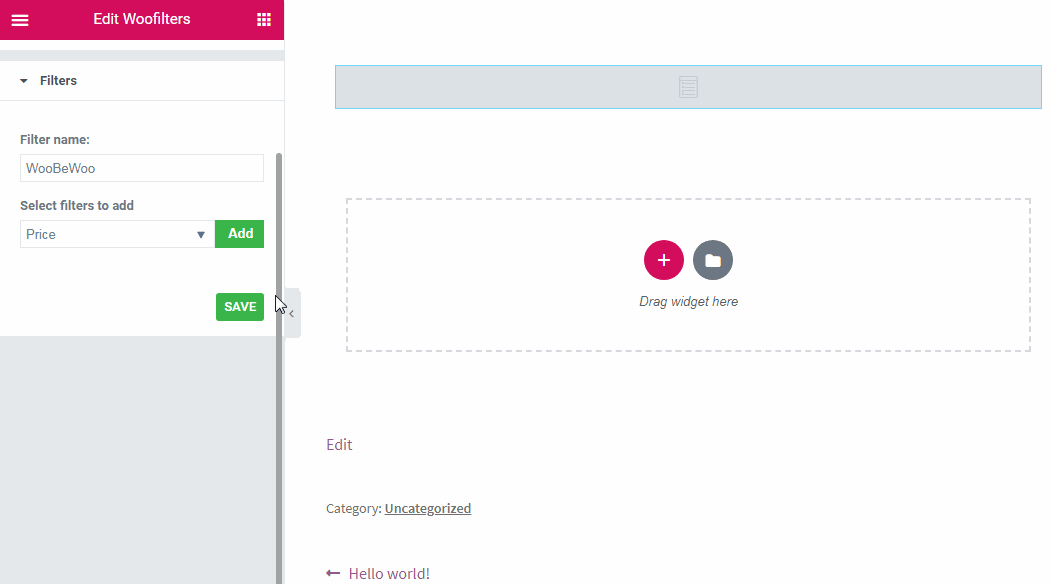 Product Filter and Elementor Compatibility