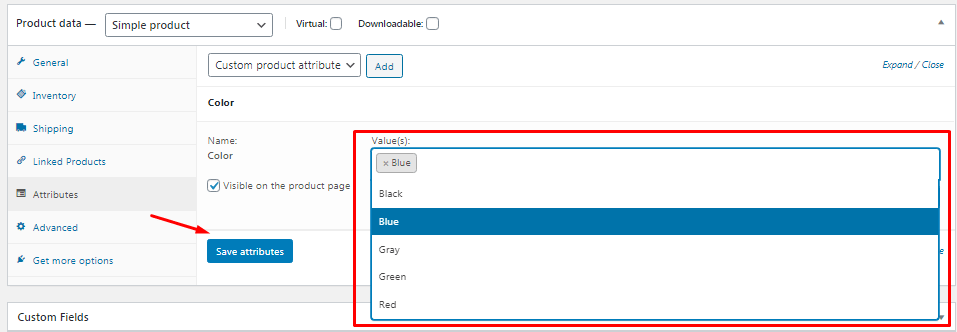 add new attribute