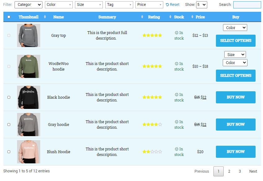 Display your products more efficiently