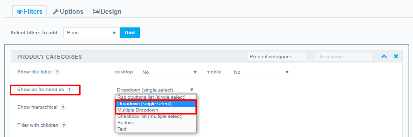 Choose a display method.