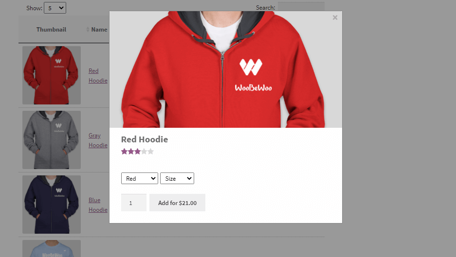 WooCommerce Variations