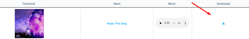 Downloads column