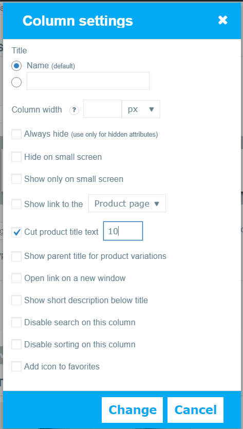 Name Column