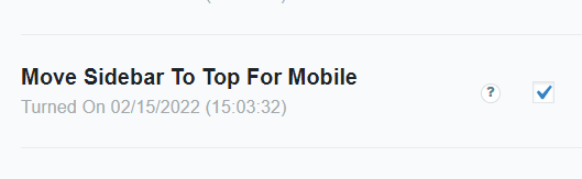 Move To Top For Mobile