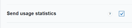 Send statistics