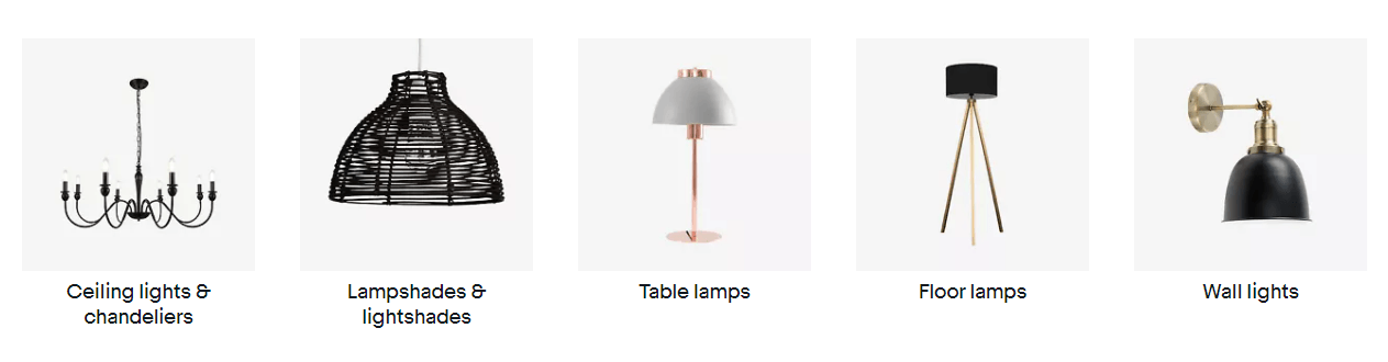 product catalog sample