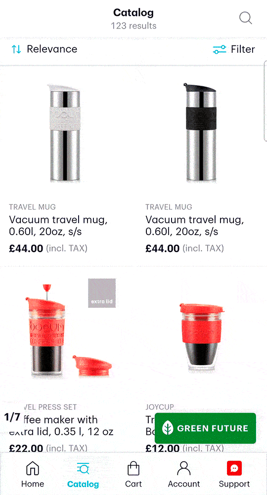 WooCommerce Product Filter - Mobile