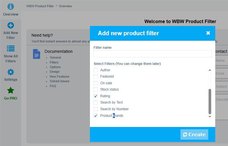 Woocommerce Product Filter Plugin- easy setup